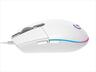 MOUSE WIRED USB LOGITECH G102 LIGHTSYNC RGB, WHITE 910-005824