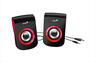 SPEAKERS 2.0 GENIUS SP-Q180 USB Red (6W)