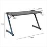 GAMING DESK NITRO CONCEPTS NEMESIS II, BLACK/BLUE, 4298802