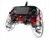 GAME PAD WIRED NACON ILLUMINATED COMPACT (for PC, PS4), w/Headset jack, RED, SLEH-00469
