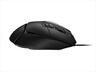 MOUSE WIRED USB LOGITECH G502 X HERO LIGHTFORCE SWITCHES BLACK 910-006138