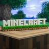 GAME FIGURINE PALADONE Minecraft Logo light PP8759MCF