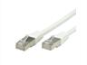 CABLES NET PATCH S/FTP CAT6 0.5m White Secomp