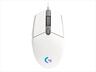 MOUSE WIRED USB LOGITECH G203 LIGHTSYNC RGB, WHITE 910-005797