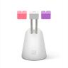 MOUSE ACCESSORY BUNGEE FRAGON - TOWER, w/ 3 colorful clips, WHITE