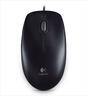 MOUSE WIRED USB LOGITECH B100 BLACK 910-003357