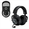 MOUSE BUNDLE WIRELESS USB LOGITECH G PRO X SUPERLIGHT Black + HEADPHONES LOGITECH G PRO X Black Wireless, 991-000537