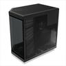 CASE HYTE E-ATX Mid-Tower Y70, x2 Tempered glass, w/riser 4.0 cable, USB 3.2 Type C, Black, CS-HYTE-Y70-B