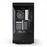 CASE HYTE ATX Mid-Tower Y40, x2 Tempered glass, 2x 120mm fans, w/riser 4.0 cable, USB 3.2 Type C, Black, GEHY-012