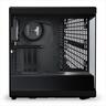 CASE HYTE ATX Mid-Tower Y40, x2 Tempered glass, 2x 120mm fans, w/riser 4.0 cable, USB 3.2 Type C, Black, GEHY-012