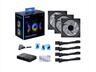COOLERS CASE FAN 120mm LIAN LI UNI SL-INFINITY 120 w/controller, 3x120 ARGB fans 1900 RPM PWM, Black, UF-SLIN120-3B