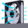 COOLERS CASE FAN 140mm LIAN LI UNI SL-INFINITY REVERSE BLADE ARGB 1600 RPM PWM, Black, 14RSLIN1B