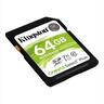 MEMORY CARD KINGSTON SD 64GB CANVAS SELECT PLUS C10 UHS-I, U1, V10, 100mb/s read, SDS2/64GB