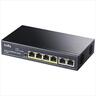 NET Switch POE+ CUDY 6-port 10/100 (4 POE) FS1006P, 60W, Metal