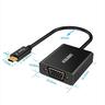 CONVERTOR USB Type-C (M) TO VGA (F) Choetech HUB-V01 Black