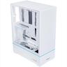 CASE LIAN LI ATX SUP01W WHITE, 3-side MESH, Small Tower w/ Tempered glass, dual ARGB STRIPS, PCIE 4.0 RISER, 3x 120mm PWM fans, USB 3.1 TYPE-C