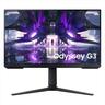 MONITOR 24" SAMSUNG ODYSSEY G3 S24AG304NRX, 144Hz, 1ms, 1920x1080, DP, HDMI, VA 16:9, PIVOT, FreeSync Premium, Black