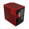 CASE HYTE E-ATX Mid-Tower Y70, x2 Tempered glass, w/riser 4.0 cable, USB 3.2 Type C, Black/Red, CS-HYTE-Y70-BR