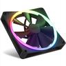 COOLERS CASE FAN 2x140mm NZXT F140 TWIN PACK RGB BLACK PWM w/controller, RF-R14DF-B1