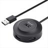 USB HUB 2.0 4PORT, TXD105-2 Black w/1,5m cable