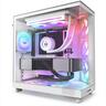 COOLERS CASE FAN 240mm NZXT F240 SINGLE FRAME RGB CORE White PWM, 2.400 RPM, RF-U24HF-W1