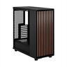 CASE FRACTAL DESIGN ATX Mid-Tower NORTH, 2x140mm Aspect 4-pin PWM fans, w/WINDOW, Side Mesh+Front wood panel, Charcoal Black, FD-C-NOR1C-01