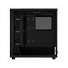 CASE FRACTAL DESIGN ATX Mid-Tower NORTH, 2x140mm Aspect 4-pin PWM fans, w/WINDOW, Side Mesh+Front wood panel, Charcoal Black, FD-C-NOR1C-01