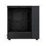 CASE FRACTAL DESIGN ATX Mid-Tower NORTH, 2x140mm Aspect 4-pin PWM fans, w/WINDOW, Side Mesh+Front wood panel, Charcoal Black, FD-C-NOR1C-01