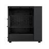 CASE FRACTAL DESIGN ATX Mid-Tower NORTH, 2x140mm Aspect 4-pin PWM fans, w/WINDOW, Side Mesh+Front wood panel, Charcoal Black, FD-C-NOR1C-01