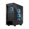 CASE FRACTAL DESIGN ATX Mid-Tower MESHIFY 2 COMPACT RGB, 4x120mm Aspect 12 RGB PWM fans,w/WINDOW, Black TG Light Tint, Front Mesh, FD-C-MES2C-06