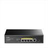 NET Switch CUDY 5-port Gigabit 4xPOE+ 120W, 1x SFP, GS1005PTS1