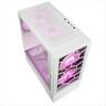CASE KOLINK ATX OBSERVATORY MX Glass ARGB w/Tempered glass, 2x140mm, 3x120mm UMBRA A-RGB fan, white