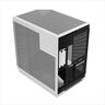 CASE HYTE E-ATX Mid-Tower Y70, x2 Tempered glass, w/riser 4.0 cable, USB 3.2 Type C, Black/White, CS-HYTE-Y70-BW