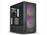 CASE LIAN LI E-ATX LANCOOL 216 RGB Mid-Tower w/ Tempered glass, Front 2x 160mm ARGB fans, Rear 1x 140mm PWM, Black, LANCOOL 216RX