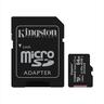 MEMORY CARD KINGSTON MICRO-SD 64GB CANVAS PLUS C10 UHS-I V10 100mb/s read w/adapter , SDCS2/64GB