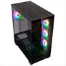 CASE KOLINK E-ATX Unity Arena ARGB Mid Tower Showcase w/Tempered glass, 4x120mm UMBRA PWM A-RGB fan, black
