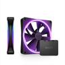 COOLERS CASE FAN 140mm NZXT 2x F140 RGB DUO PWM, Static Pressure, 1.800 RPM,  w/controller RF-D14DF-B1