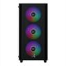 CASE XIGMATEK mATX NYX AIR II, Left TG, Meshed Grill Front panel , 4x120mm Z20F LED RGB FIXED fan, EN42270