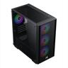 CASE XIGMATEK mATX NYX AIR II, Left TG, Meshed Grill Front panel , 4x120mm Z20F LED RGB FIXED fan, EN42270