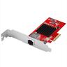 NET LAN PCIe 3.0, 10GbE/5GbE/2.5GbE/1GbE/100Mb, DIEWU TXA074, Chipset: Aquantia/ AQC107