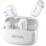 MICROPHONE WIRELESS SYSTEM BOYA MINI 13, 2xMIC, USB-C and Lightning receiver, white