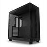 CASE NZXT ATX Mid-Tower H6 FLOW w/WINDOW + side & top MESH 3xF120Q Airflow 120mm fans,1xUSB 3.2 typeC,2x USB 3.2 typeA, Matte Black CC-H61FB-01