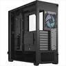 CASE FRACTAL DESIGN E-ATX Mid-Tower Pop XL Air RGB Black, 4x120mm Aspect 12 RGB, w/WINDOW, Front Mesh, FD-C-POR1X-06
