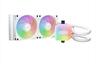 COOLERS CPU AIO BE QUIET! LIGHT LOOP 240 White, 2x120mm Light Wings LX 120mm ARGB PWM, w/REFFIL OPTION, ARGB LED on pump, w/ARGB HUB, BW021