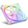 COOLERS CASE FAN 2x140mm NZXT F140 TWIN PACK RGB WHITE PWM w/controller, RF-R14DF-W1