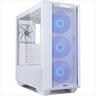 CASE LIAN LI E-ATX LANCOOL III RGB Mid-Tower w/2x Tempered glass, 3x140mm PWM ARGB fans,x1 140mm PWM fan, Reversible Front I/O, White, LANCOOL 3R-W