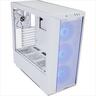 CASE LIAN LI E-ATX LANCOOL III RGB Mid-Tower w/2x Tempered glass, 3x140mm PWM ARGB fans,x1 140mm PWM fan, Reversible Front I/O, White, LANCOOL 3R-W