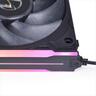 SIDE ARGB KIT (Triple Pack) FOR LIAN LI PERFORMANCE FANS (UNI FAN P28 ; GA ll Trinity Performance 360 AIO fans), Black