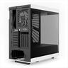 CASE HYTE ATX Mid-Tower Y40, x2 Tempered glass, 2x 120mm fans, w/riser 4.0 cable, Black/White, USB 3.2 Type C, GEHY-013