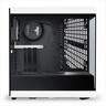 CASE HYTE ATX Mid-Tower Y40, x2 Tempered glass, 2x 120mm fans, w/riser 4.0 cable, Black/White, USB 3.2 Type C, GEHY-013